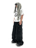 Black Cargo Denim