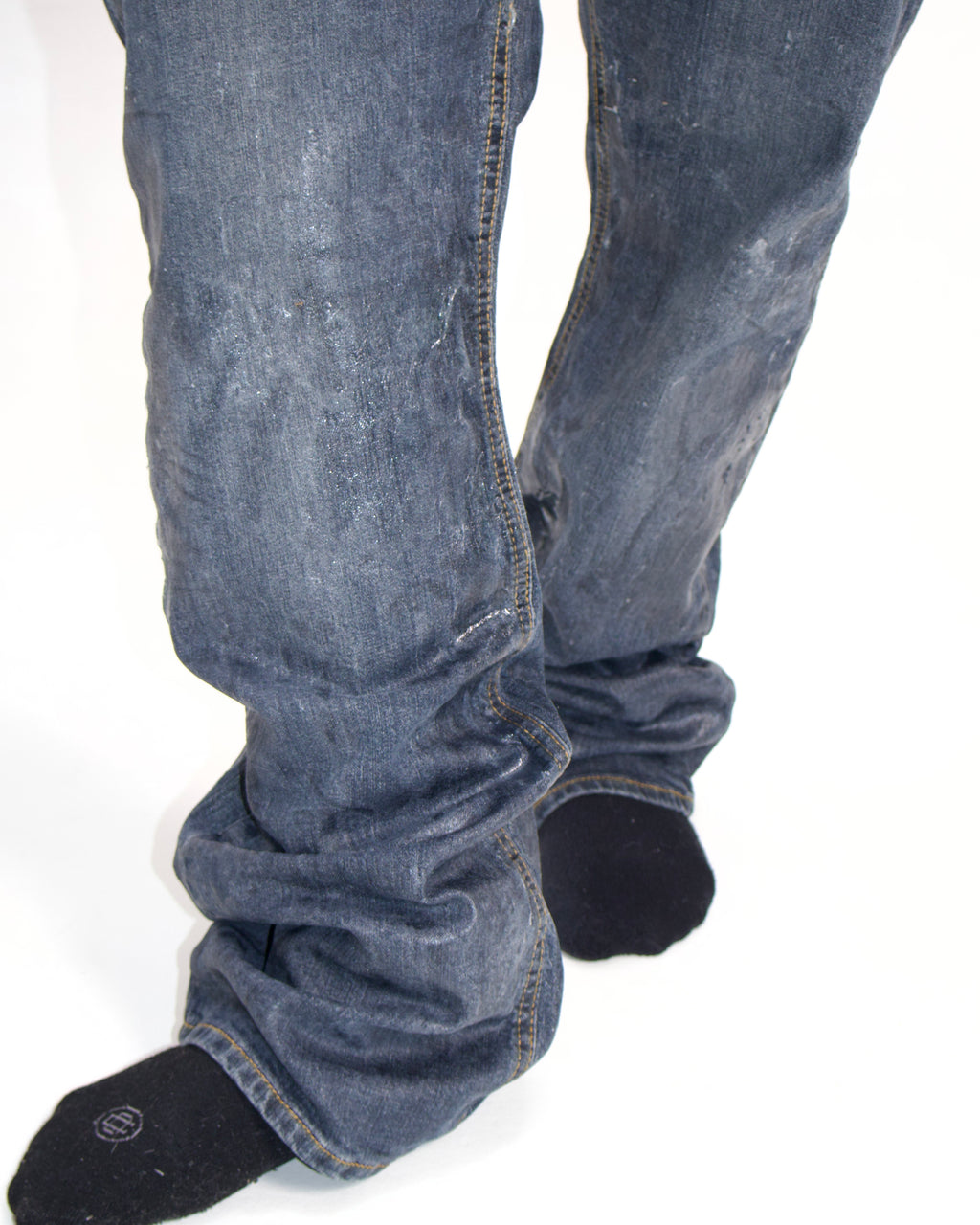 MUDWASHED BOOTCUT WAX JEAN