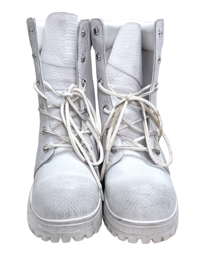 COMBAT BOOT (snakeskin)