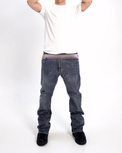 MUDWASHED BOOTCUT WAX JEAN