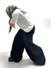 Black Cargo Denim