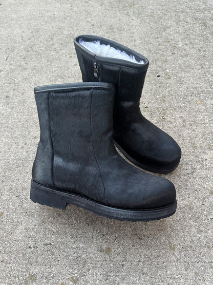 PONY HAIR TREKK BOOTS