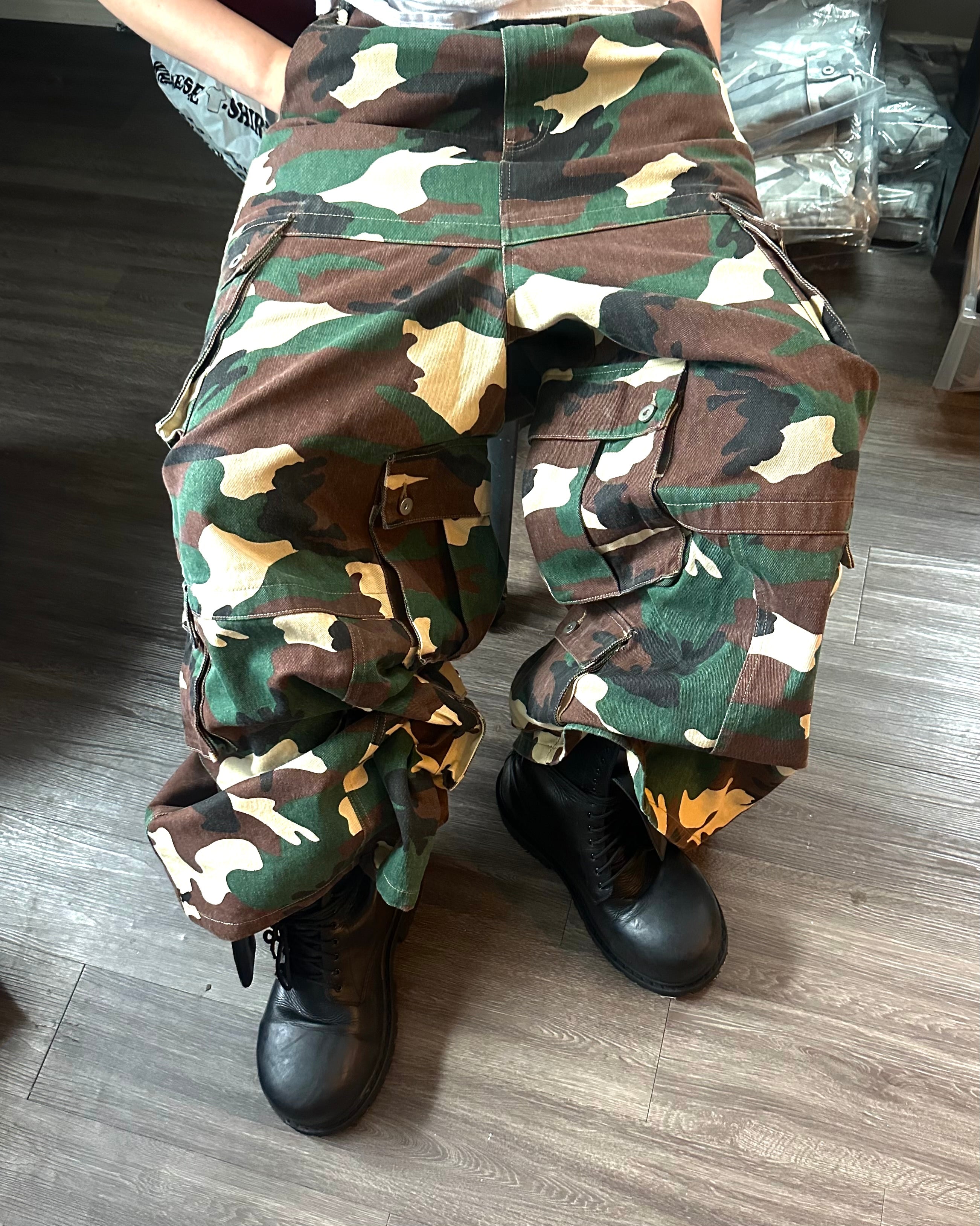 WOODLAND CAMO DENIM