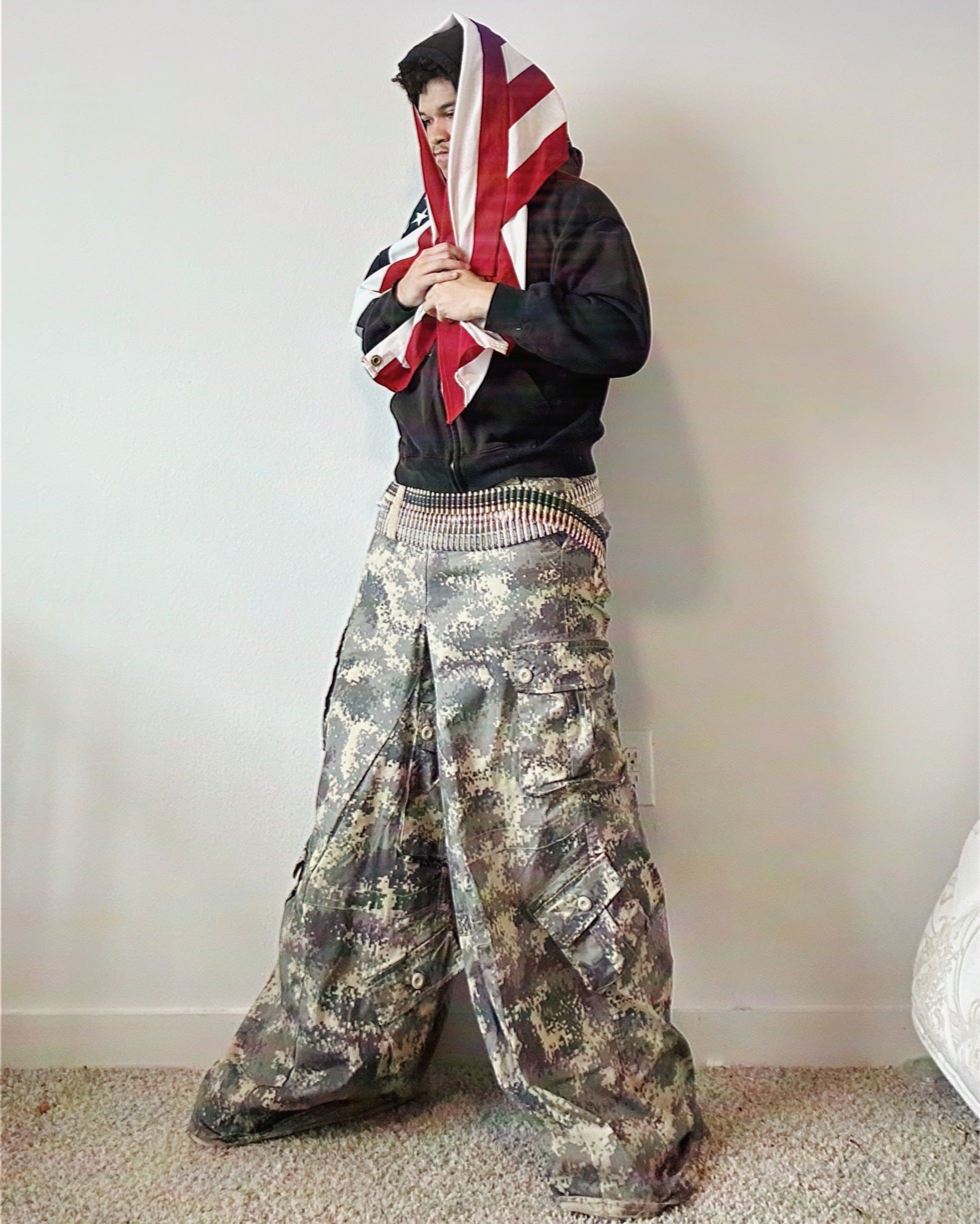 8 Pocket CRöTCH Cargos (Digi Camo) - Crimson Flow Studios