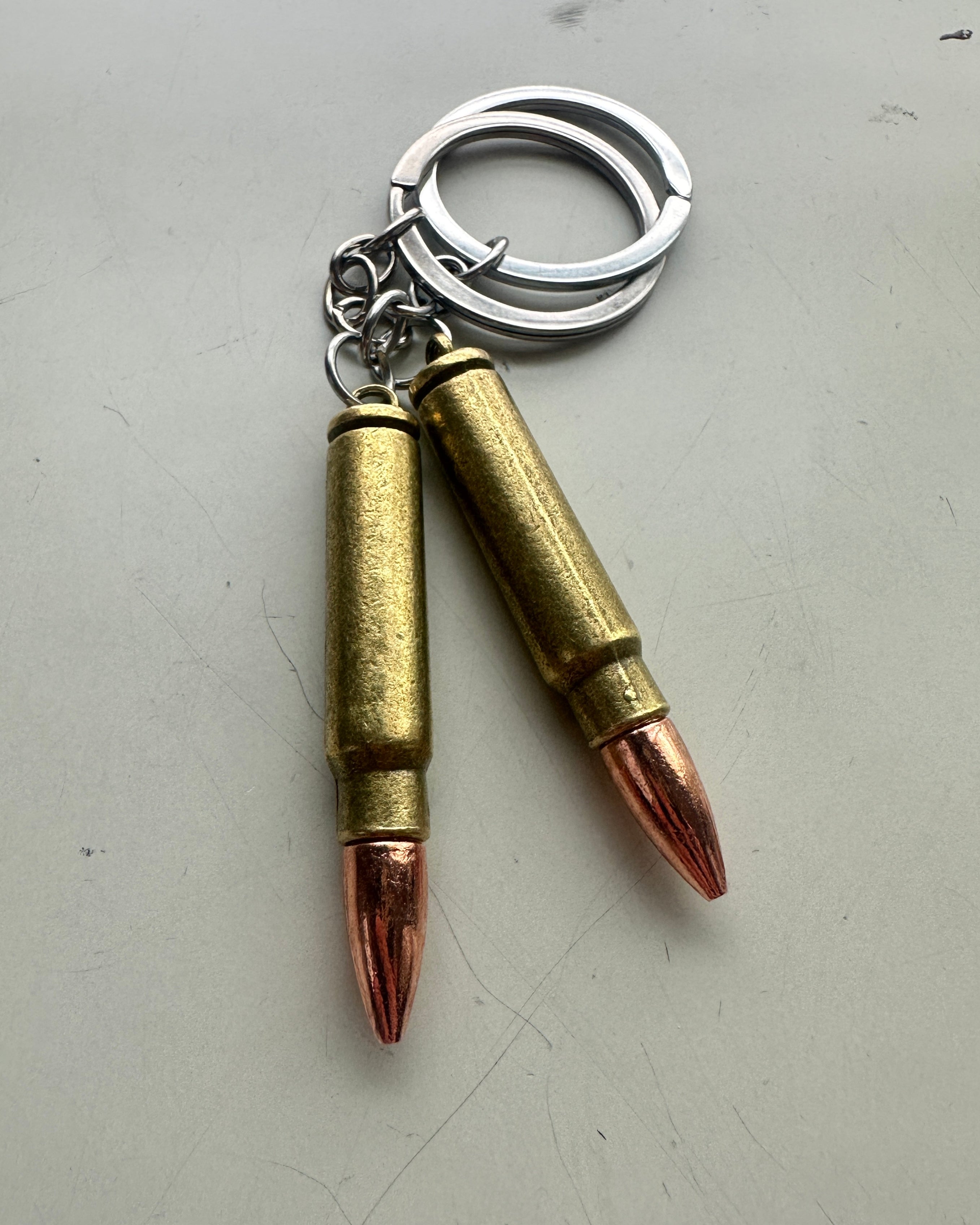 Double Bullet Keychain - Crimson Flow Studios