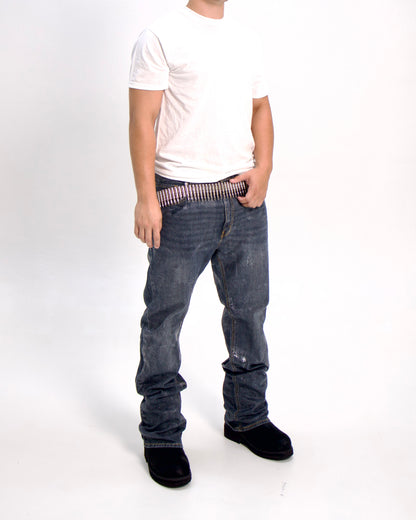 MUDWASHED BOOTCUT WAX JEAN