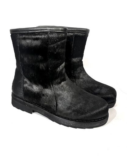 PONY HAIR TREKK BOOTS