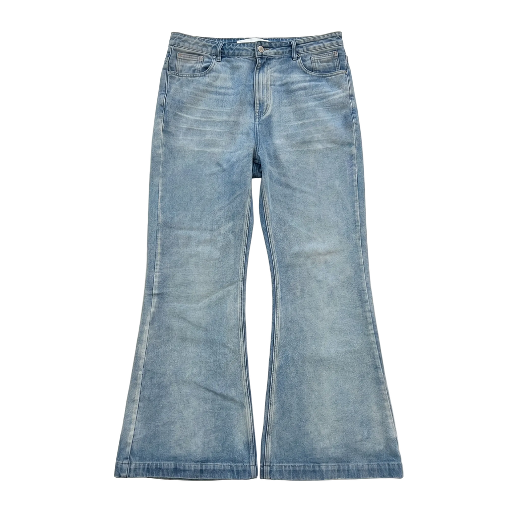WASHED FLARE JEAN