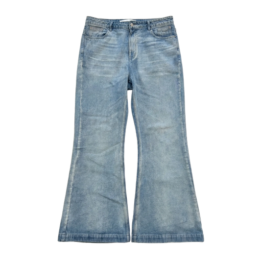 WASHED FLARE JEAN