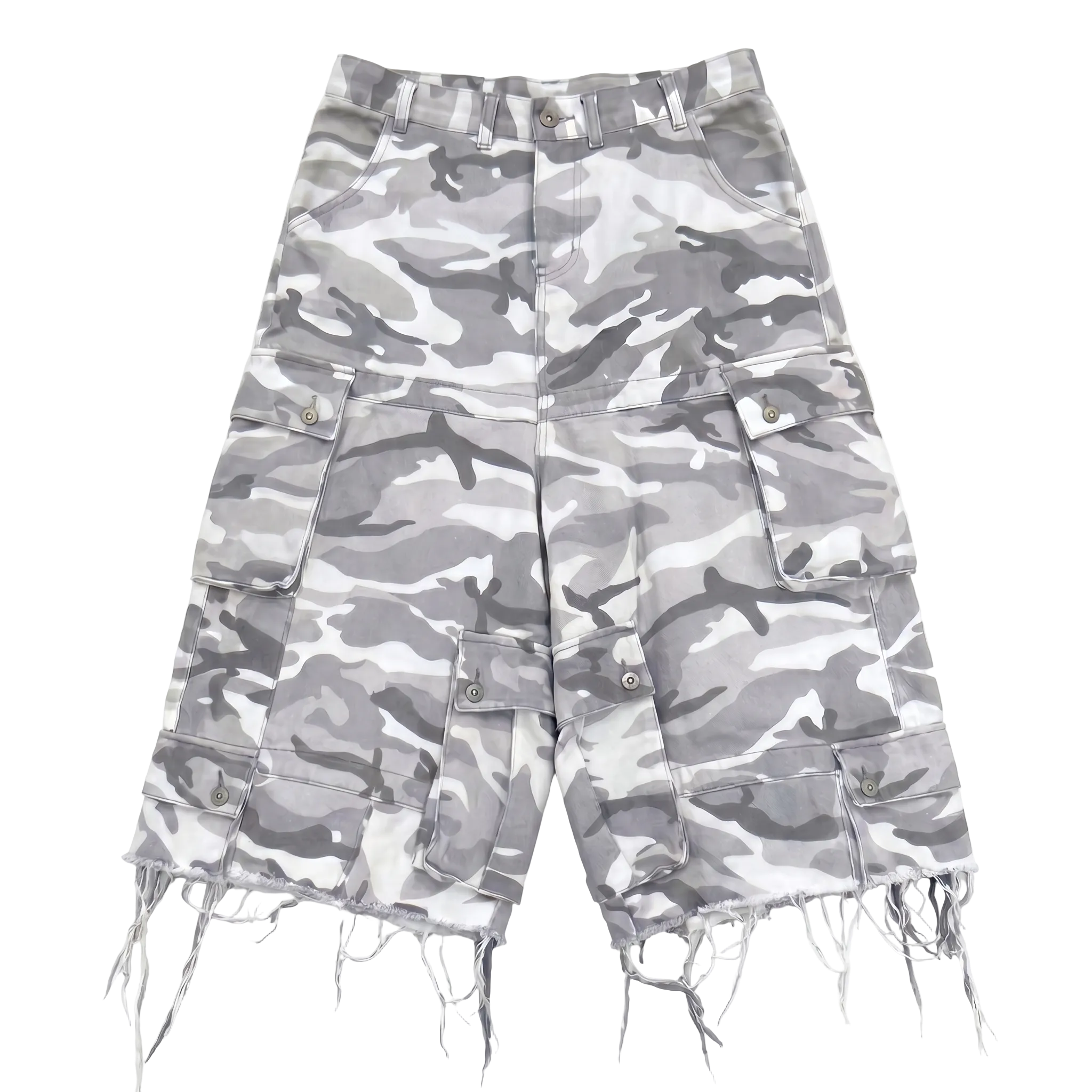 ARCTIC CAMO 3/4 DENIM SHORT